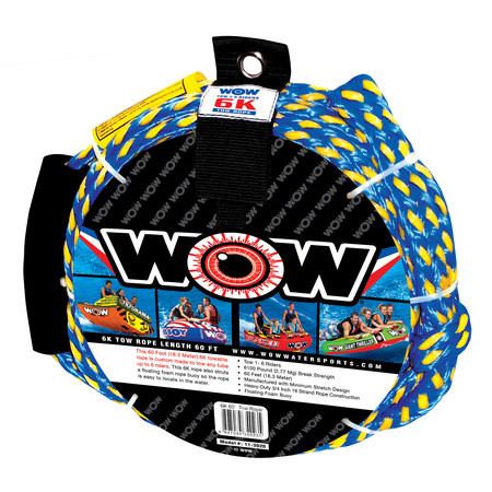 WOW WATERSPORTS WOW Watersports 11-3020 6K 60' Tow Rope 11-3020